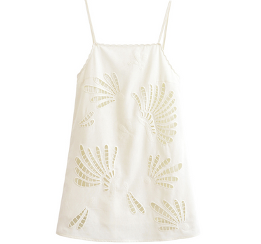 Alice Embroidered Mini Dress