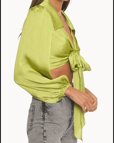 Alexa Satin Top – chic women's resortwear by Cote Azura