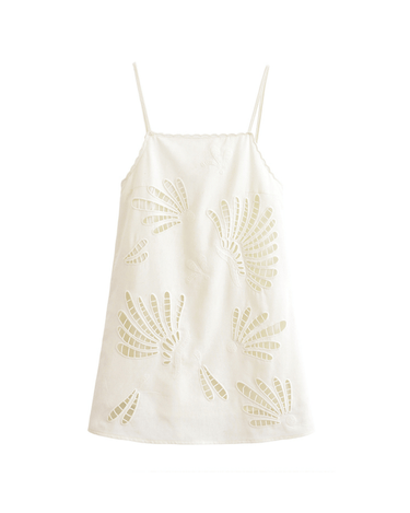 Alice Embroidered Mini Dress – chic women's resortwear by Cote Azura