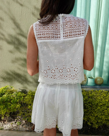 Camille Lace Shorts Set – chic women's resortwear by Cote Azura