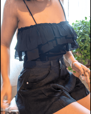 Carter Linen Shorts – chic women's resortwear by Cote Azura