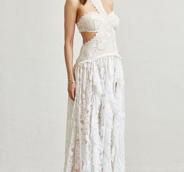 Princesa White Lace Dress