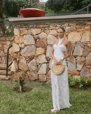 Princesa White Lace Dress – chic women's resortwear by Cote Azura